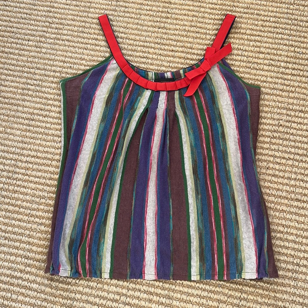 Adolfo Dominguez knit top size small made in Spain